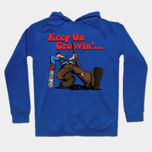 Keep On Groovin' Vintage Retro Horror Meme Hoodie